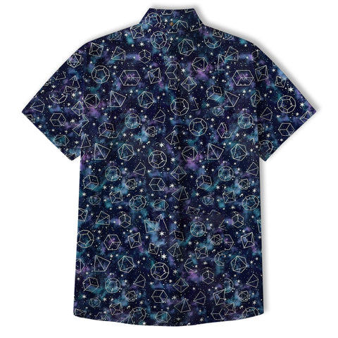 DnD Hawaii Shirt, Dice Print Shirt, Dungeon Master Gift, Roleplaying Game Aloha Hawaii Shirt - The Palmix