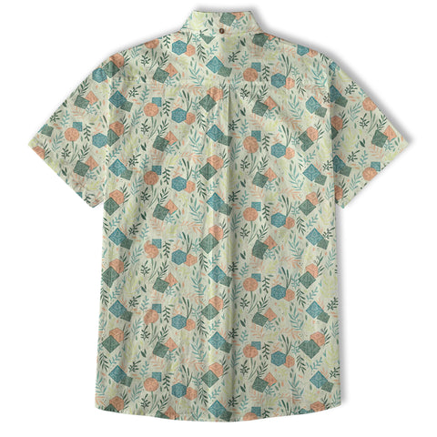 DnD Hawaii Shirt, Dice Print Hawaii Shirt, Dungeon Master Gift, Roleplaying Game Aloha Hawaii Shirt - The Palmix