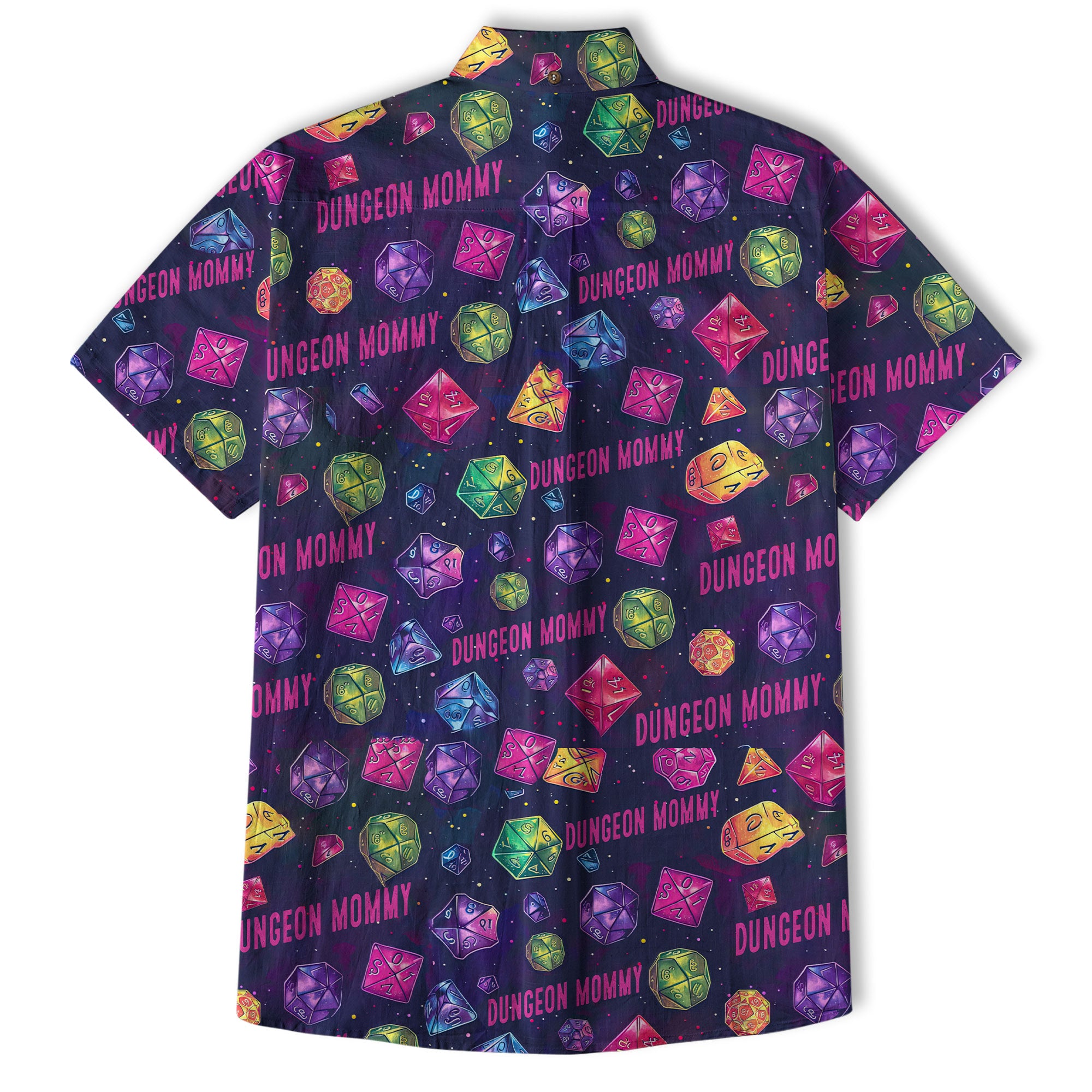 Dungeons Daddy Aloha Hawaii Shirt, DND Game Pattern Shirt Gift for Dad - The Palmix