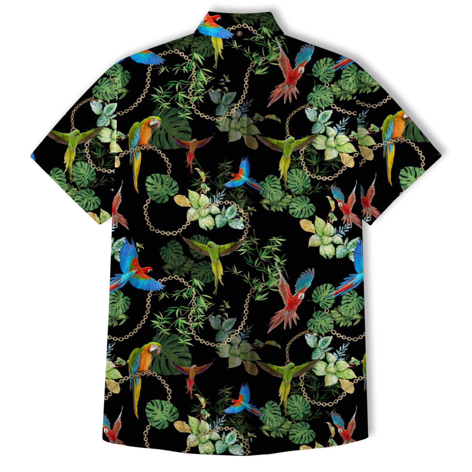 Parrot Colorful Hawaiian Shirt, Aloha Summer Beach Hawaii Shirt - The Palmix