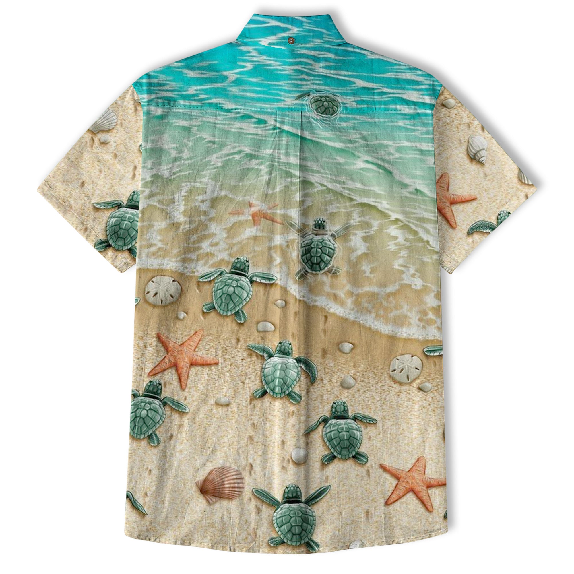 Turtle Beach Hawaiian Shirt, Aloha Summer Beach Hawaii Shirt - The Palmix