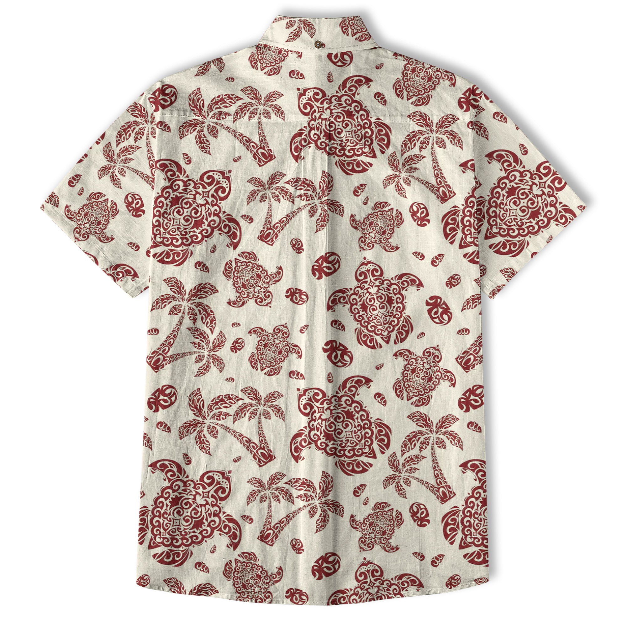 Turtle Beach Summer Button Down Hawaiian Shirt, Hawaii Pattern Shirt - The Palmix