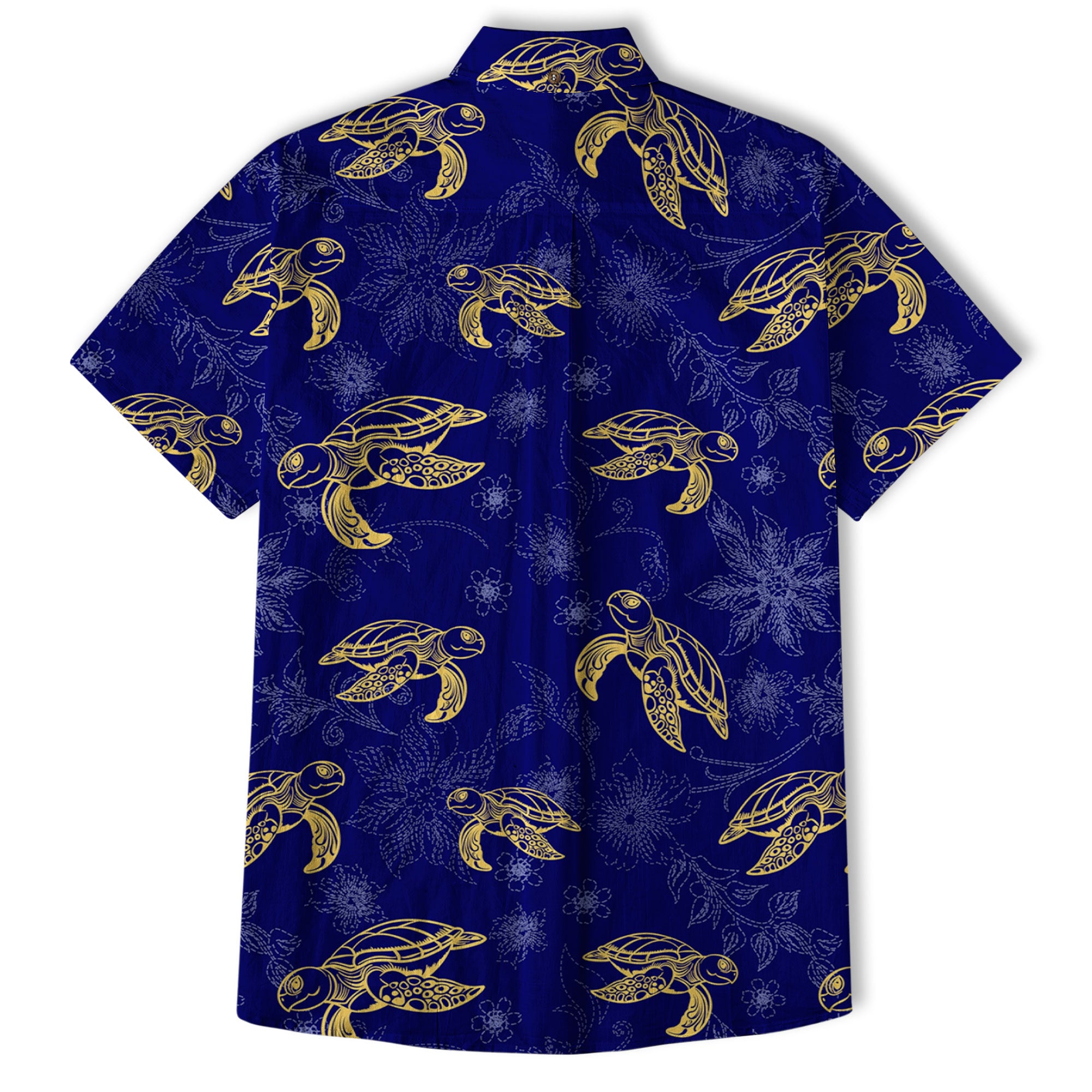 Hologram Turtle Hawaiian Shirt Button Down Beach Hawaii Shirts - The Palmix