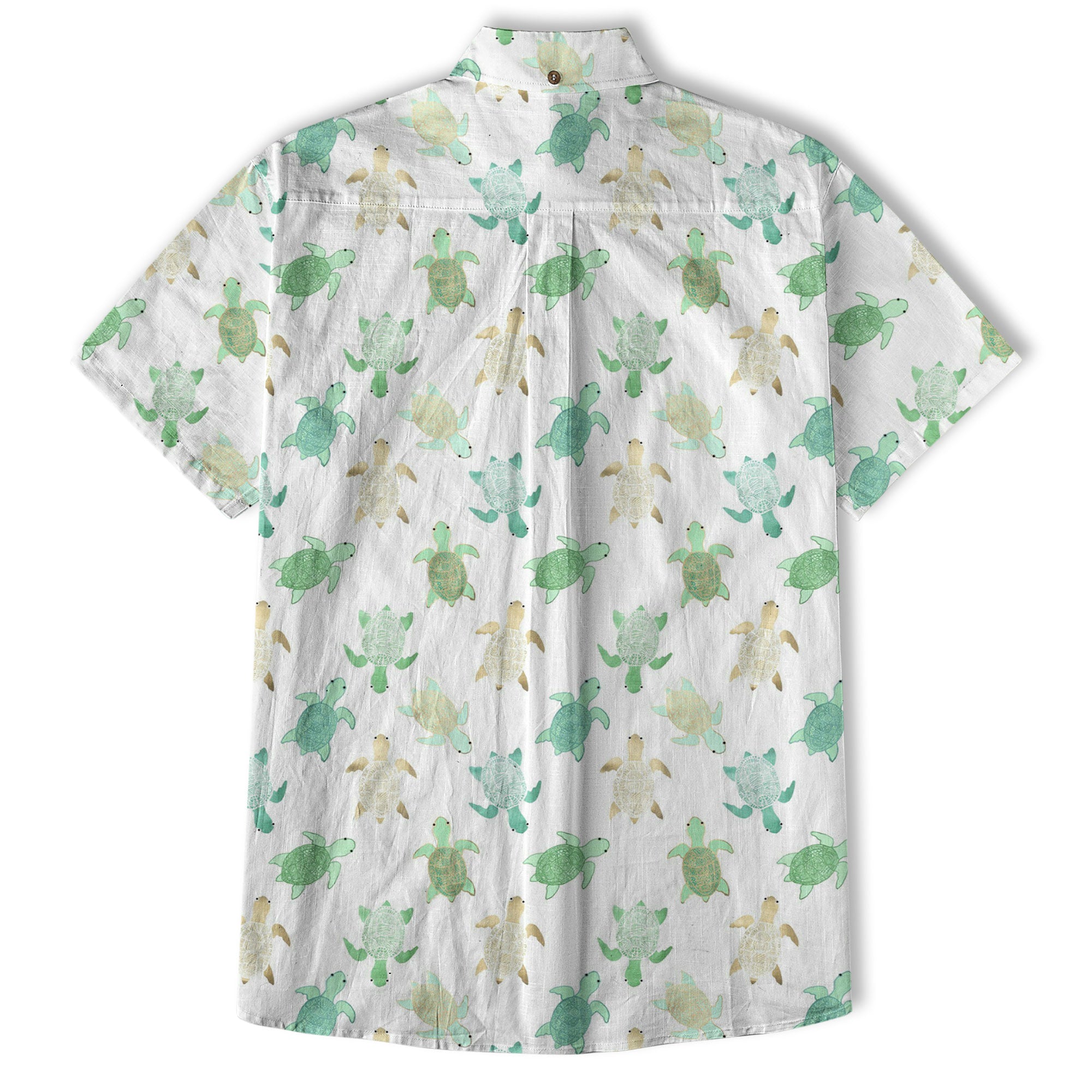 Turtle Aloha Shirt, Turtle Ocean Hawaiian Shirt - The Palmix