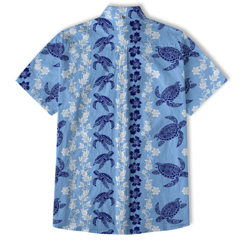 Sea Ocean Animals Women's Hawaiian Shirt, Ocean Fish Print - The Palmix