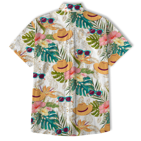 Sunset Summer Hawaiian Shirt, Beach Tropical Hawaiian Shirt - The Palmix