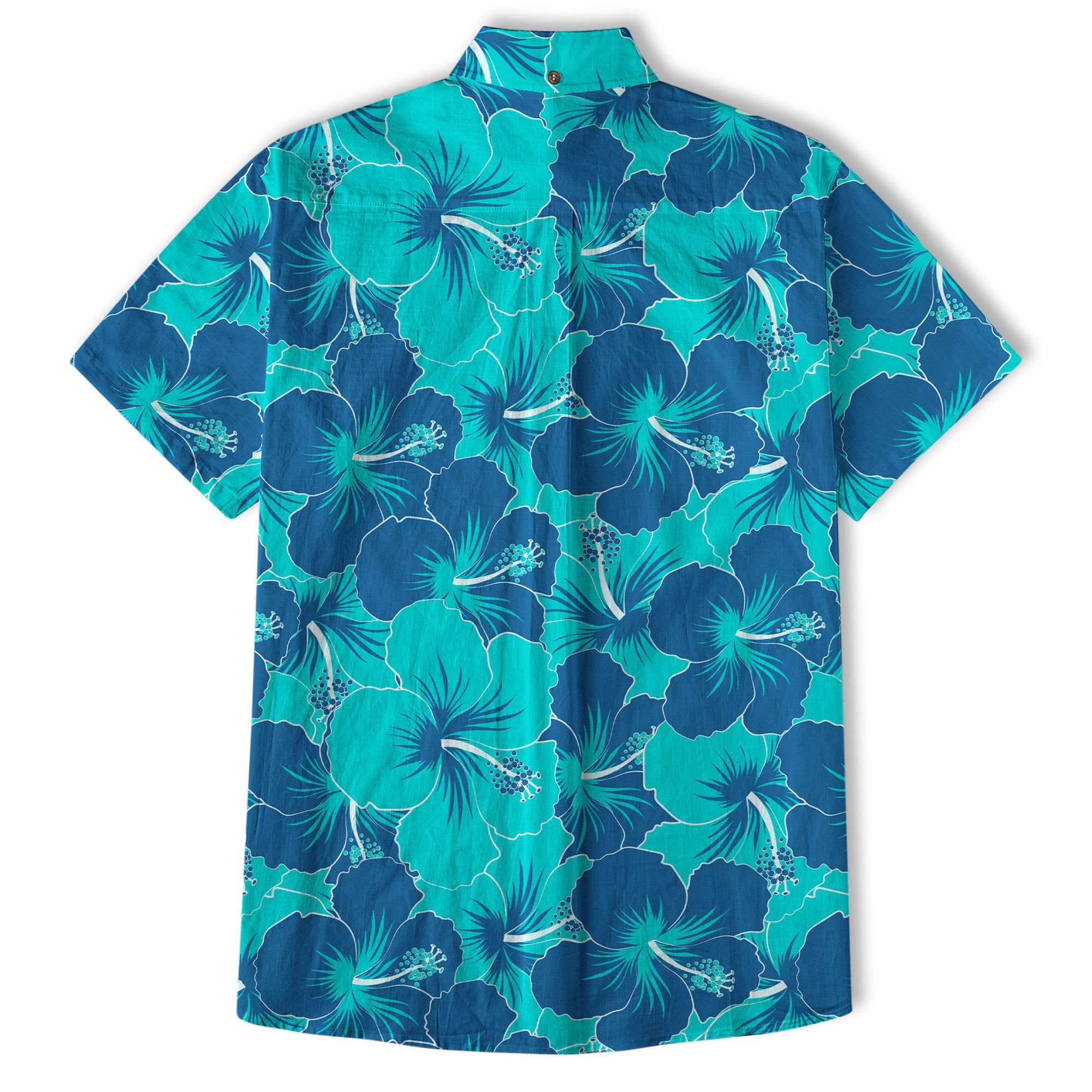 Floral Pattern Hawaii Shirt, Hibiscus Flower Shirt - The Palmix