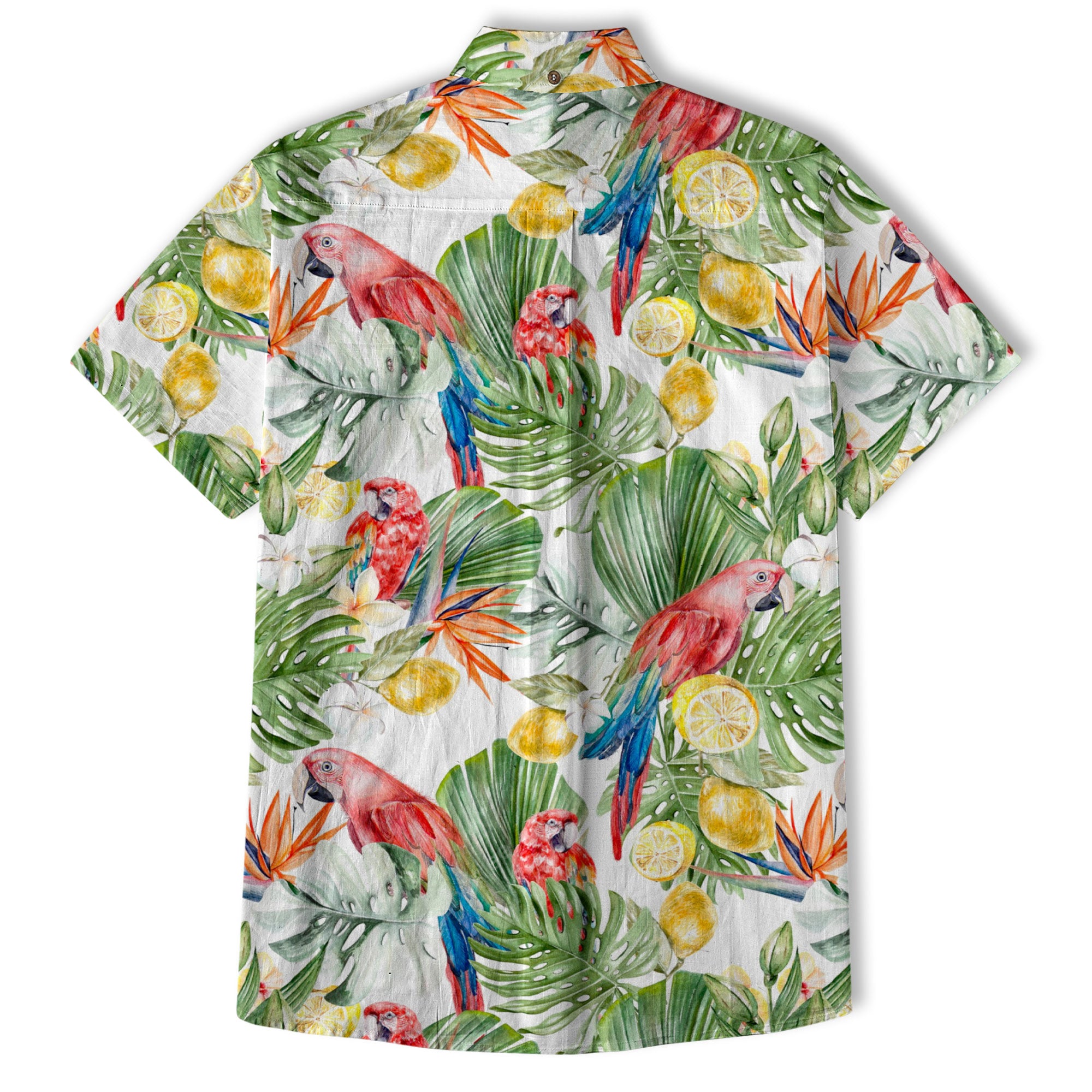 Parrot Hawaii Shirt for Men Women, Beautiful Watercolor Tropical Pattern Hawaii Shirt - The Palmix