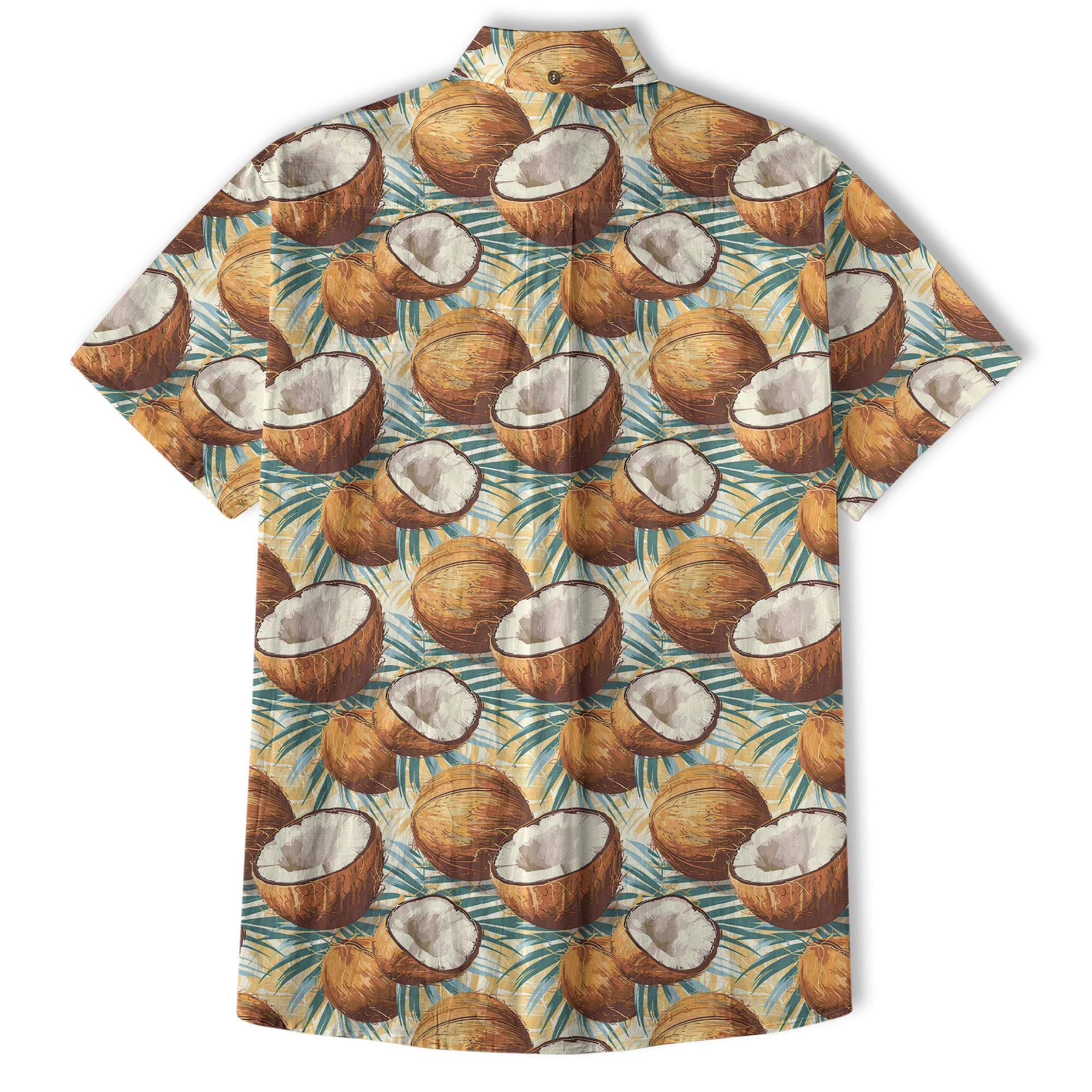 Coconut Trees Pattern Hawaii Shirt, Summer Beach Shirt - The Palmix