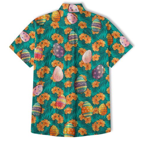 Easter Dinosaur Hawaiian Shirt Men Women Kid Youth, Bunny Dinosaur And Easter Eggs Shirt - The Palmix