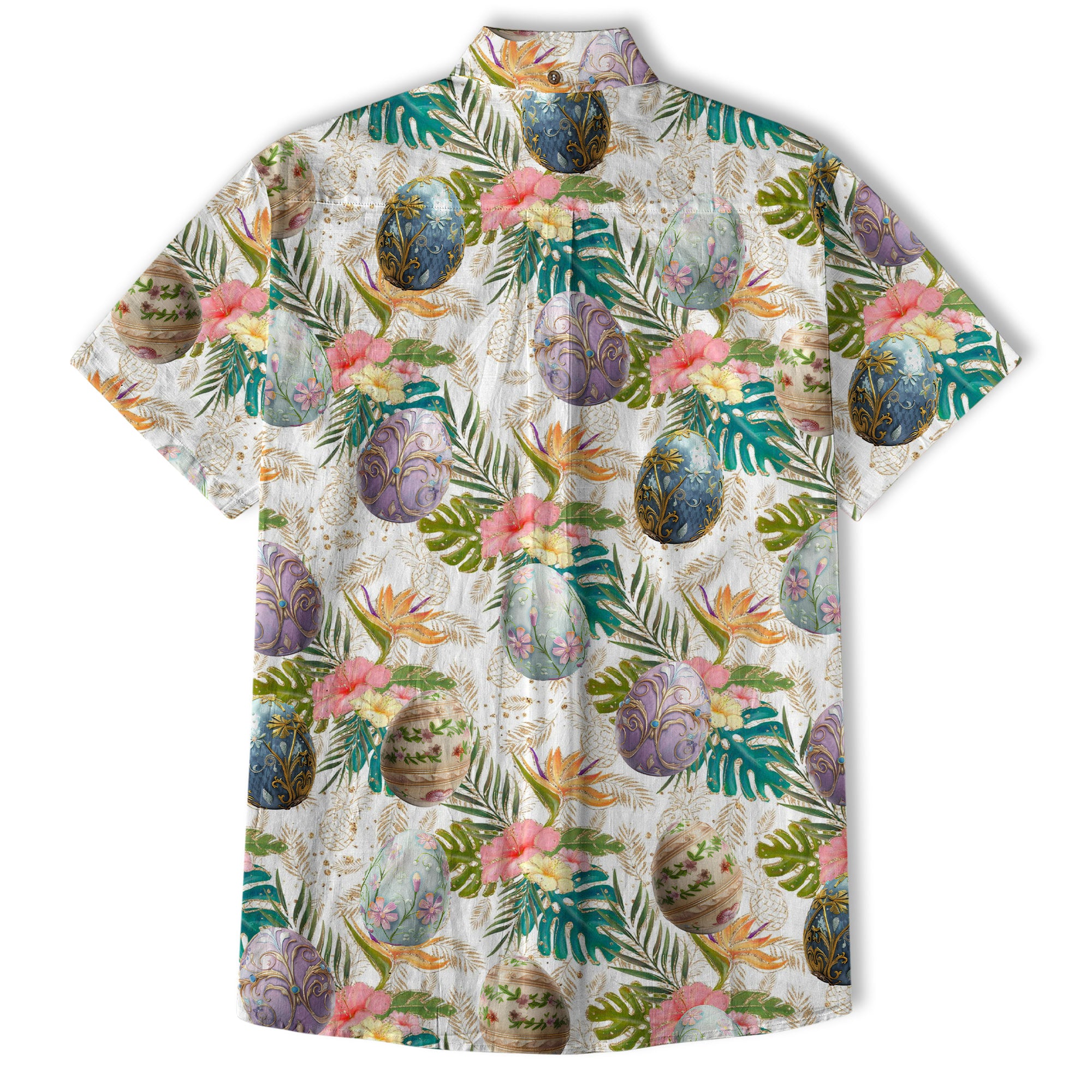 Easter Dinosaur Hawaiian Shirt Men Women Kid Youth, Bunny Dinosaur And Easter Eggs Shirt - The Palmix