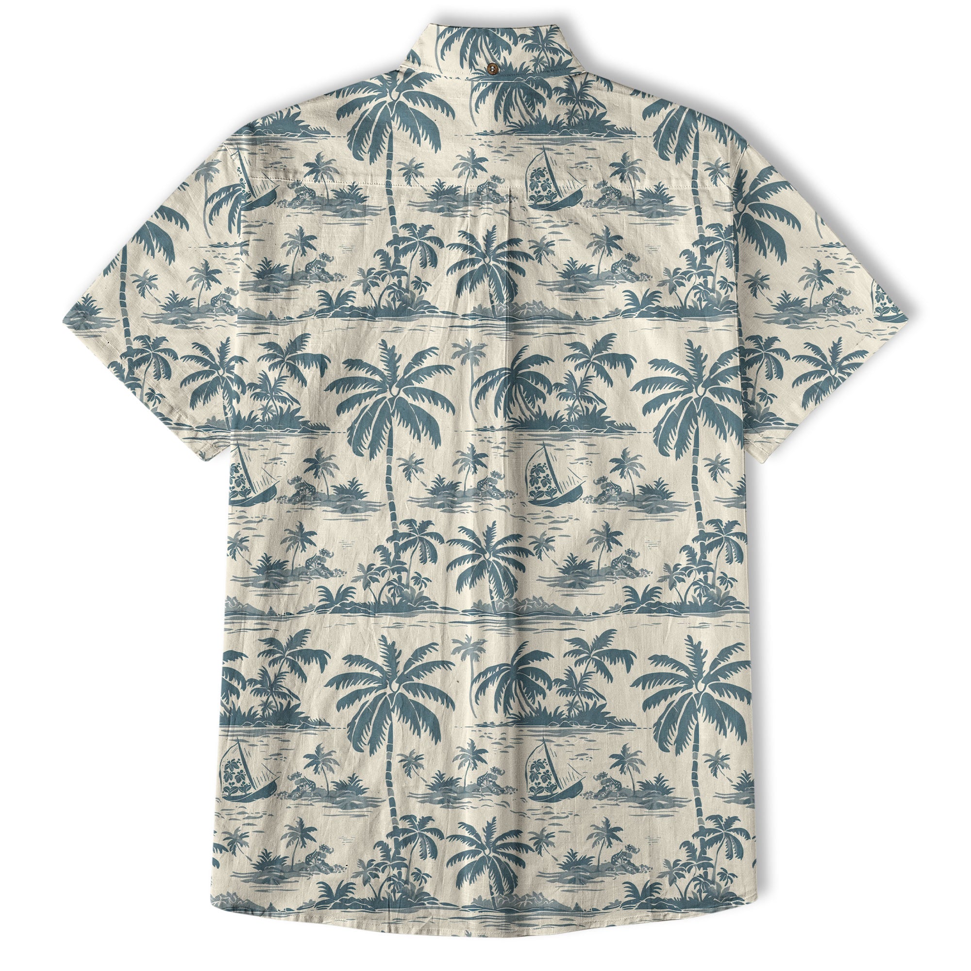 Tropical Garden Blossom Hawaii Shirt, Exotic Hawaiian Button Down Shirt - The Palmix