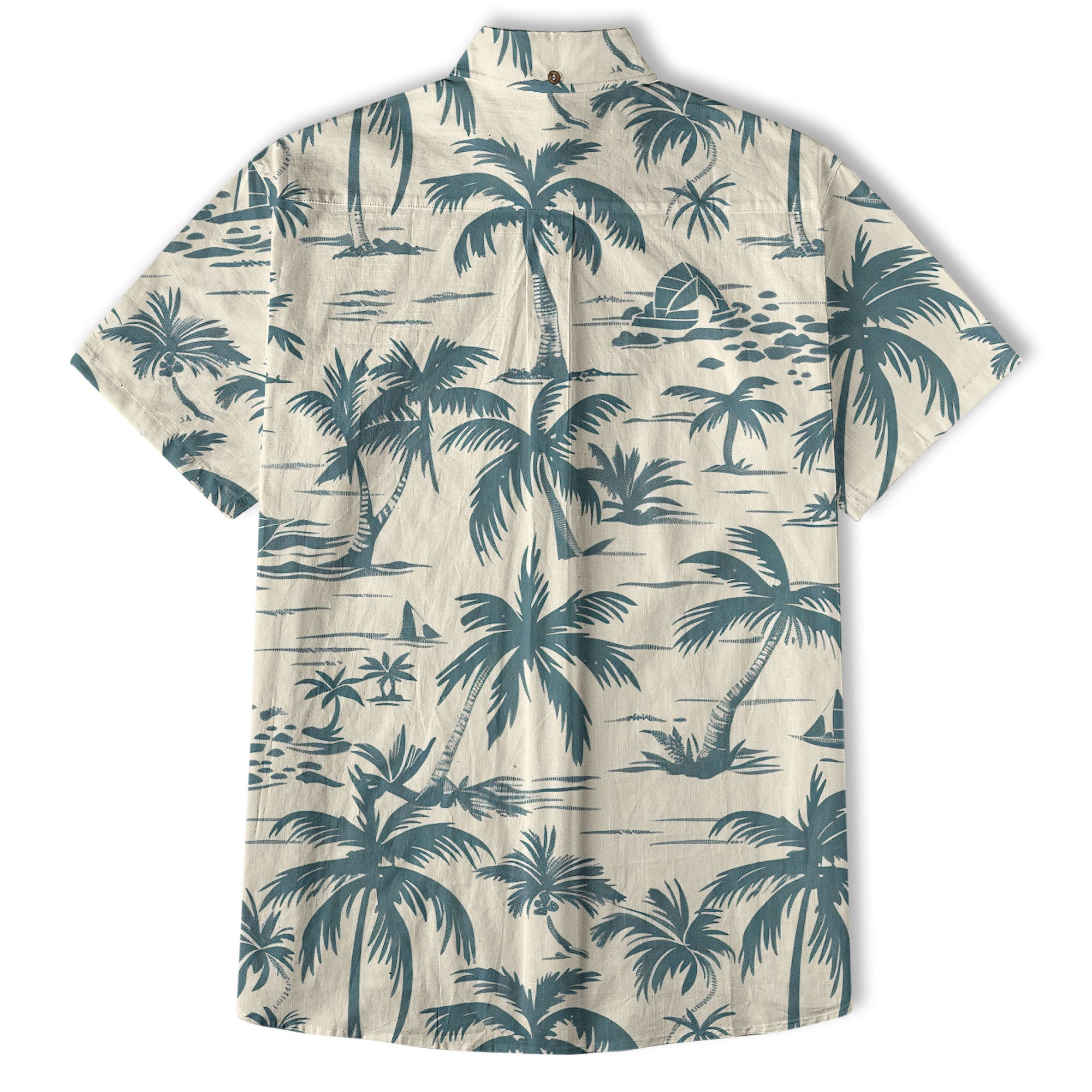 Vintage Aloha Hibiscus Flowers Hawaii Shirt, Floral Hawaiian Button Down Shirt for Men - The Palmix