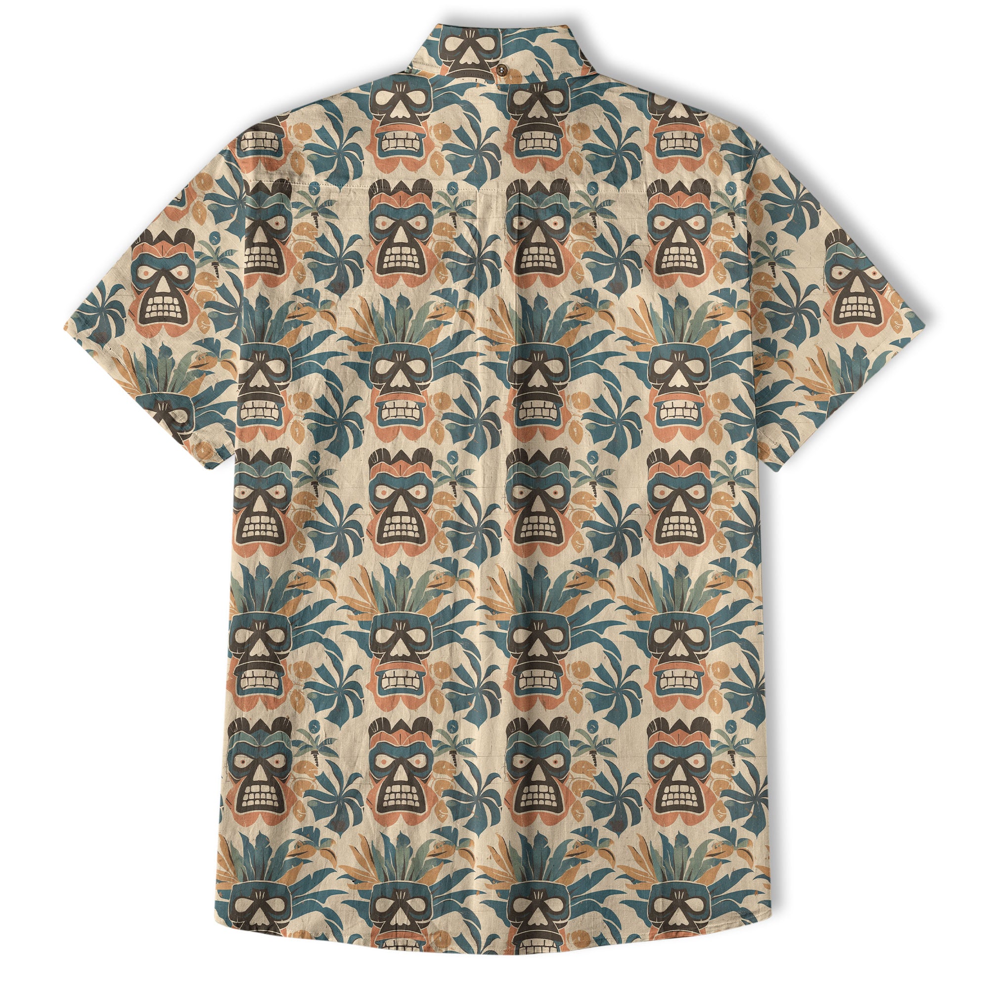 Retro Aloha Hibiscus Flowers Hawaii Shirt, Floral Hawaiian Button Down Shirt - The Palmix
