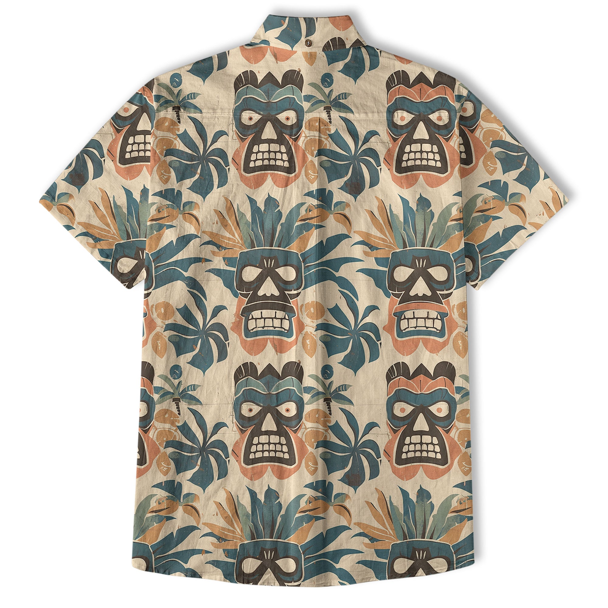 Retro Hibiscus Flowers Aloha Hawaii Shirt, Floral Hawaiian Button Up Shirt - The Palmix