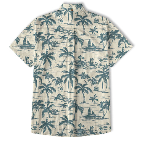 Retro Aloha Flowers Hawaii Shirt, Floral Hawaiian Button Down Shirt - The Palmix