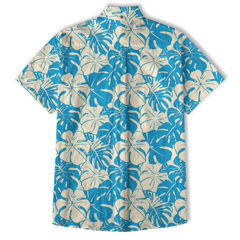 Retro Aloha Flowers Hawaii Shirt, Floral Hawaiian Button Down Shirt - The Palmix