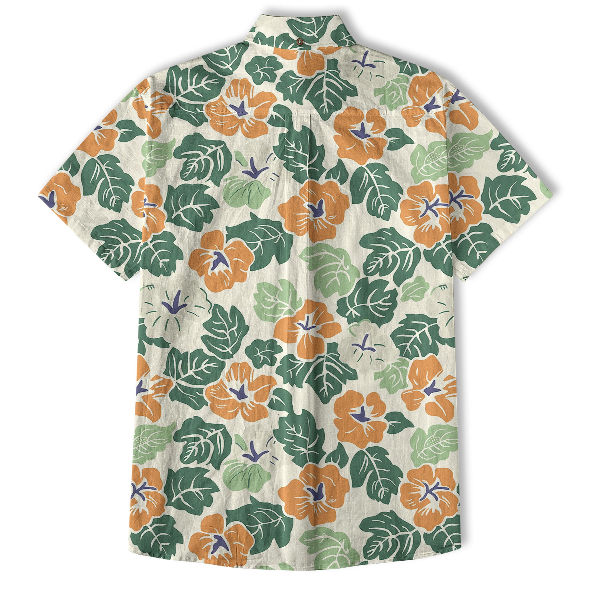 Retro Aloha Flowers Hawaii Shirt, Floral Hawaiian Button Down Shirt - The Palmix