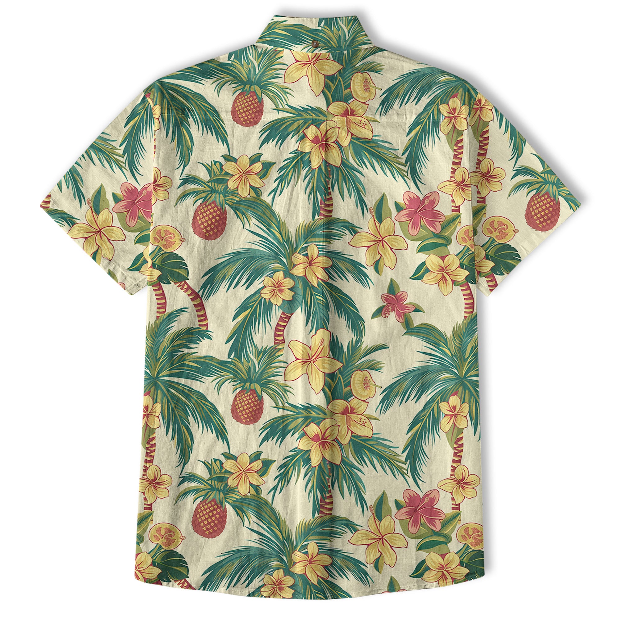 Retro Aloha Flowers Hawaii Shirt, Floral Pattern Hawaiian Shirt - The Palmix