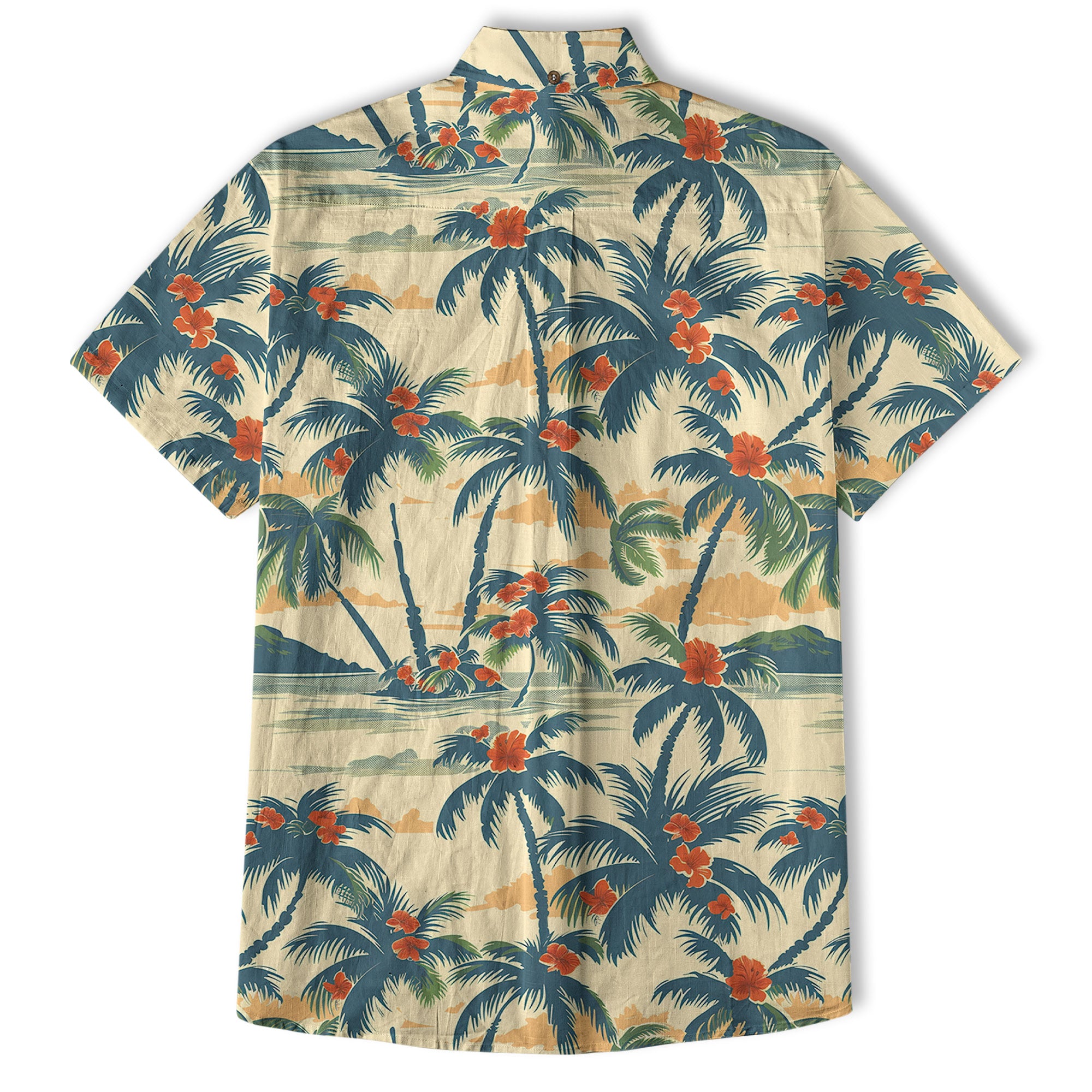 Retro Aloha Flowers Hawaii Shirt, Floral Pattern Hawaiian Shirt - The Palmix
