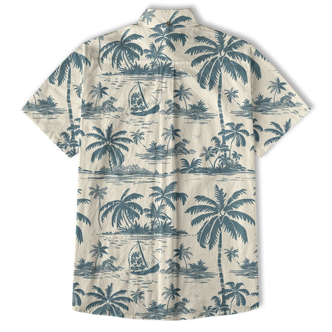 Retro Aloha Flowers Hawaii Shirt, Floral Pattern Hawaiian Shirt - The Palmix