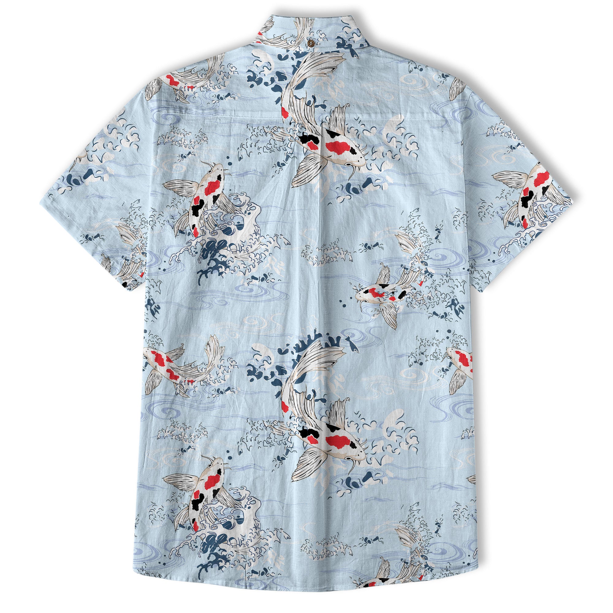Koi Fish Hawaiian Ocean Shirt, hawaiian vacation drumfish family matching - The Palmix