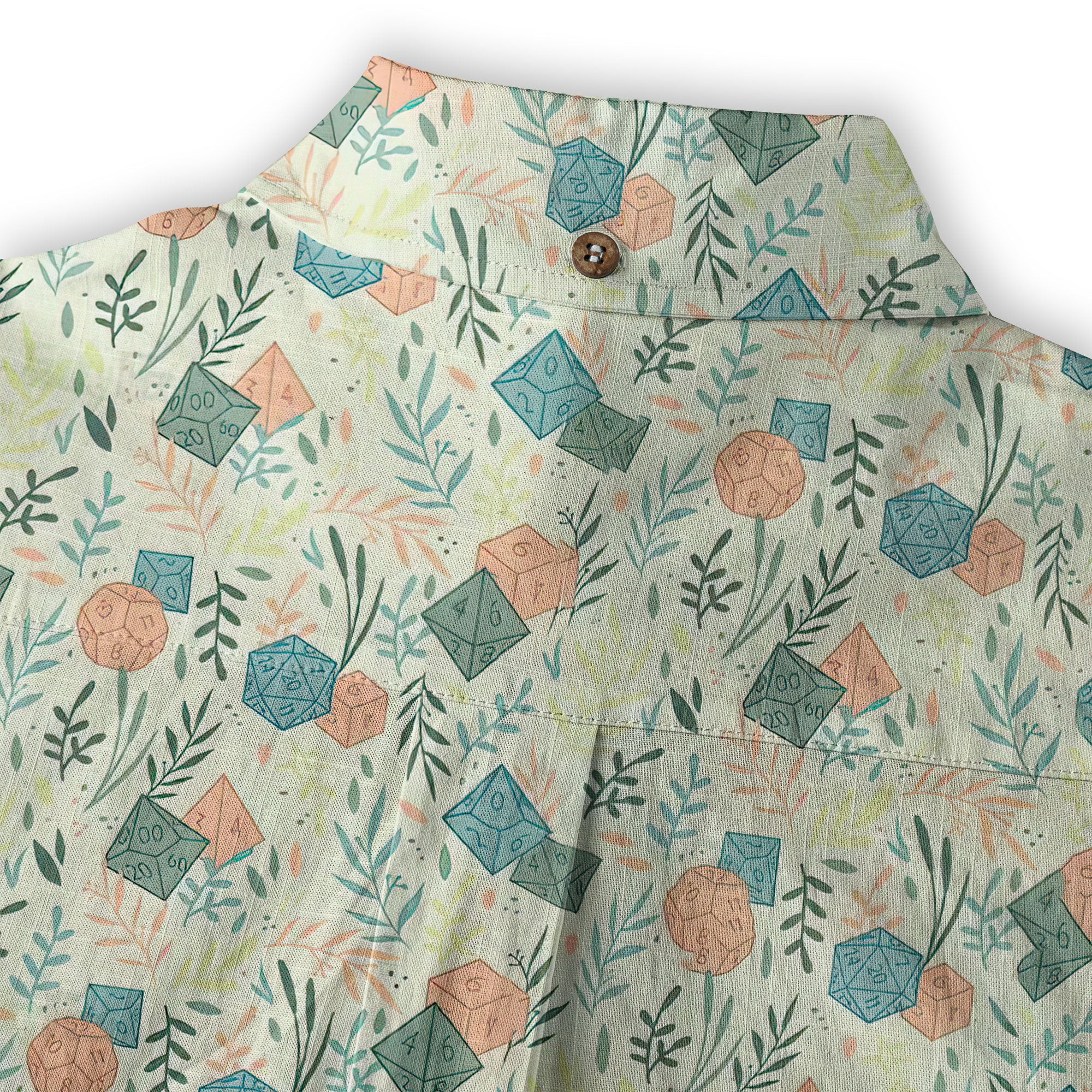 DnD Hawaii Shirt, Dice Print Hawaii Shirt, Dungeon Master Gift, Roleplaying Game Aloha Hawaii Shirt - The Palmix
