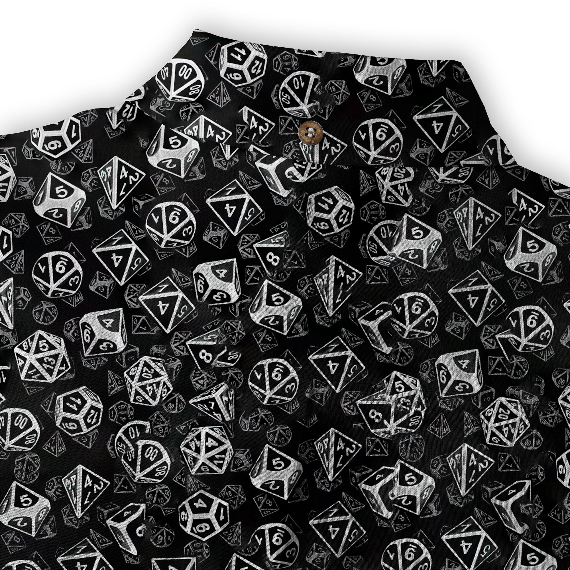 DnD Hawaiian Shirt, Dice Hawaiian Shirt, Dungeon Master Gift, Roleplaying Game Shirt - The Palmix