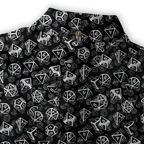 DnD Hawaiian Shirt, Dice Hawaiian Shirt, Dungeon Master Gift, Roleplaying Game Shirt - The Palmix