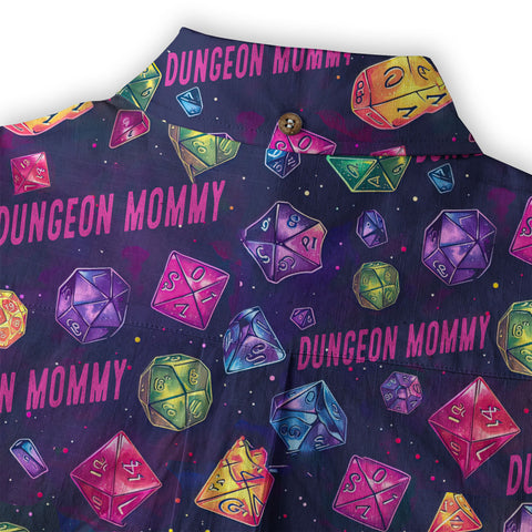 Dungeons Daddy Aloha Hawaii Shirt, DND Game Pattern Shirt Gift for Dad - The Palmix