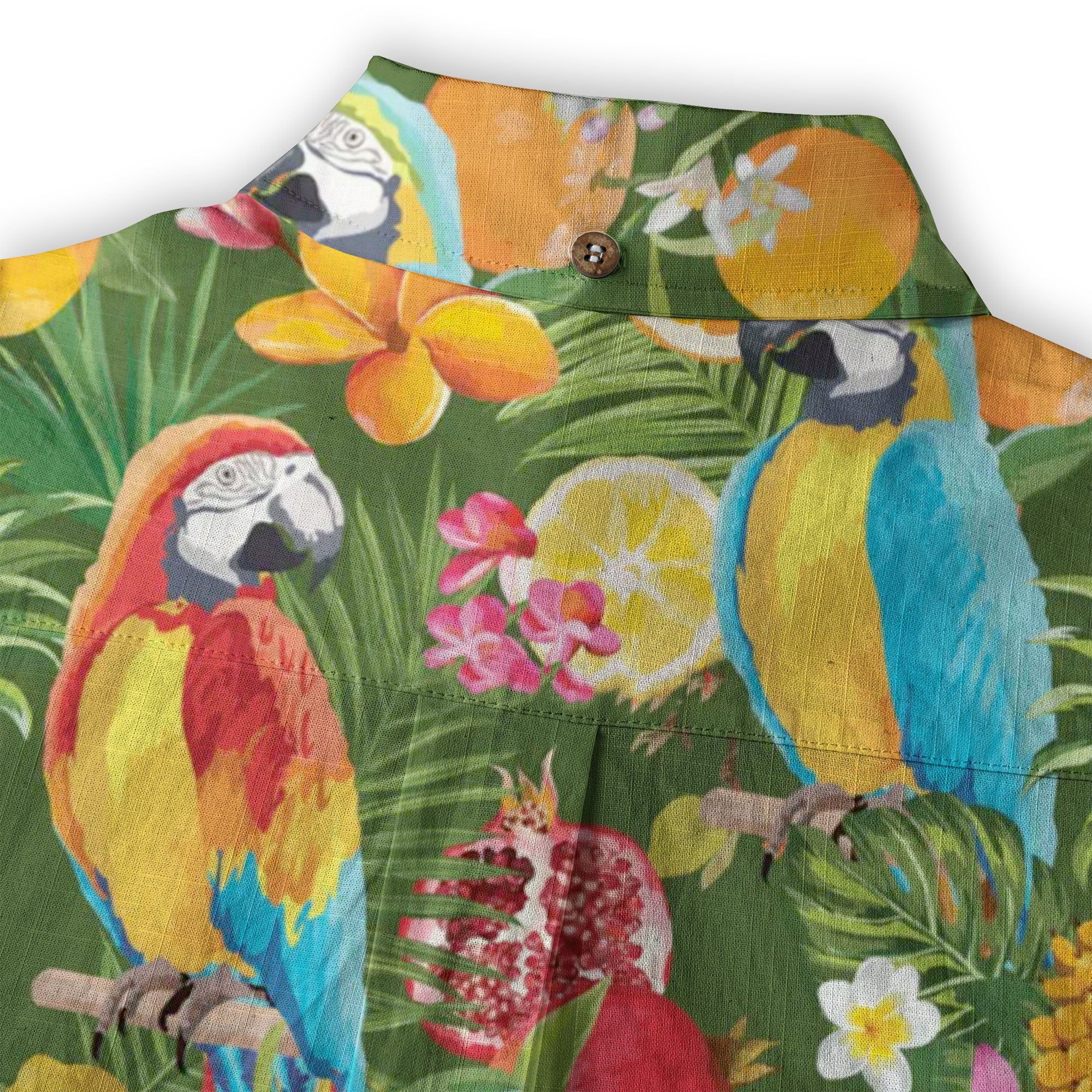 Parrot Hawaiian Shirt for Men Women, Tropical Summer Hawaiian Beach Shirt - The Palmix
