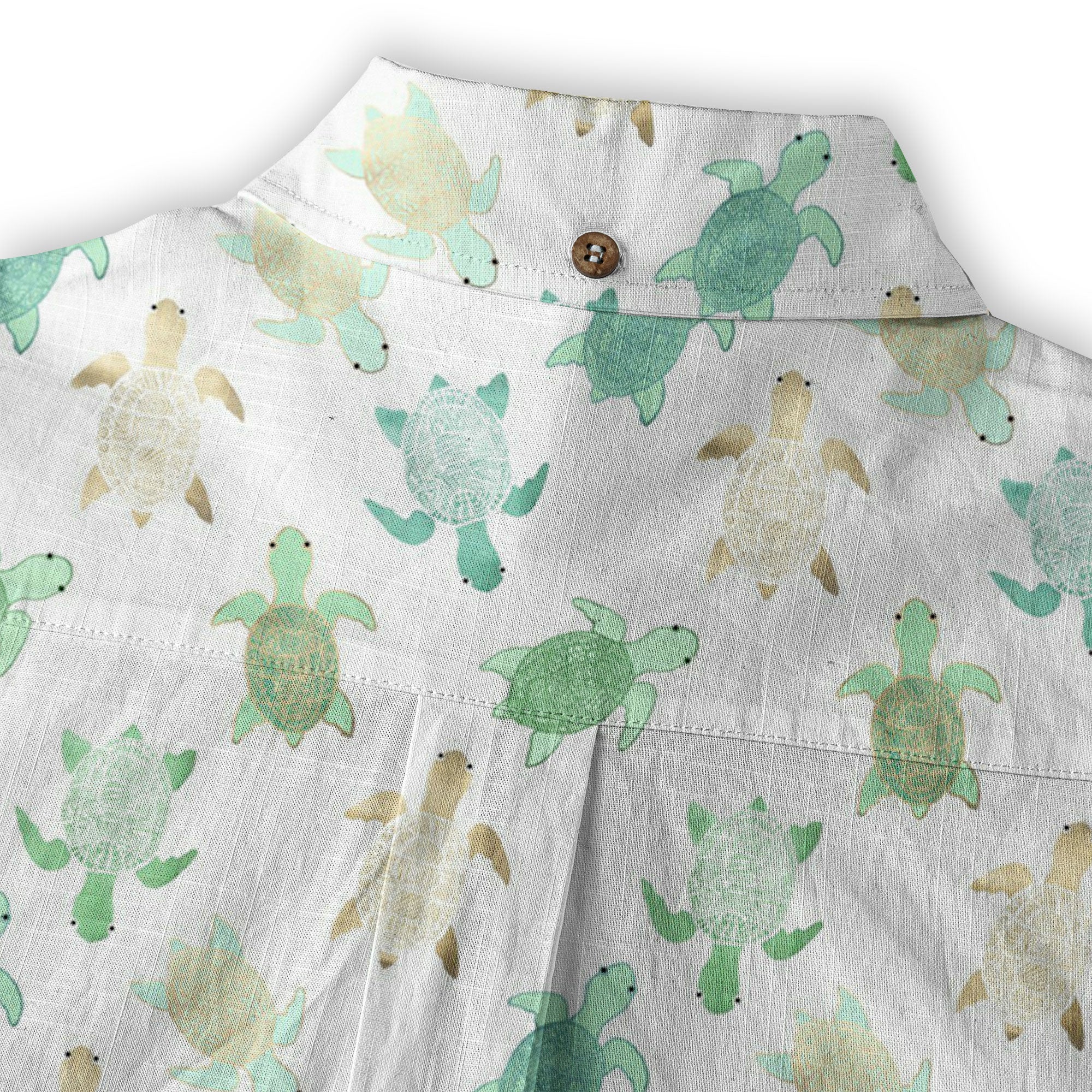 Turtle Aloha Shirt, Turtle Ocean Hawaiian Shirt - The Palmix