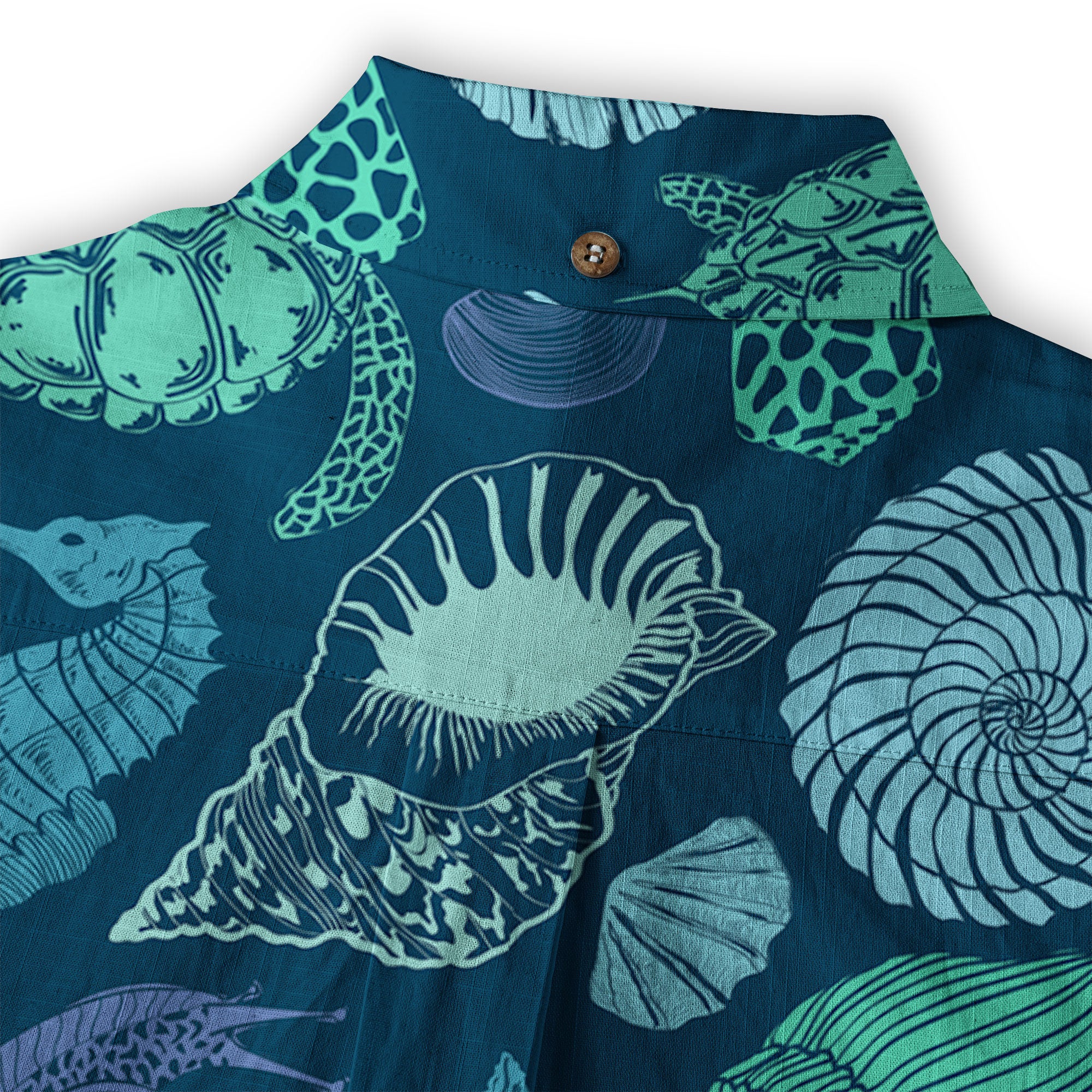 Turtle Pattern Shirt, Turtle Ocean Animals Hawaiian Shirt - The Palmix