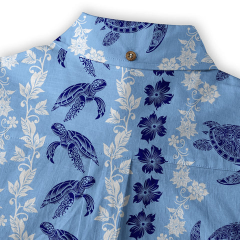 Sea Ocean Animals Women's Hawaiian Shirt, Ocean Fish Print - The Palmix
