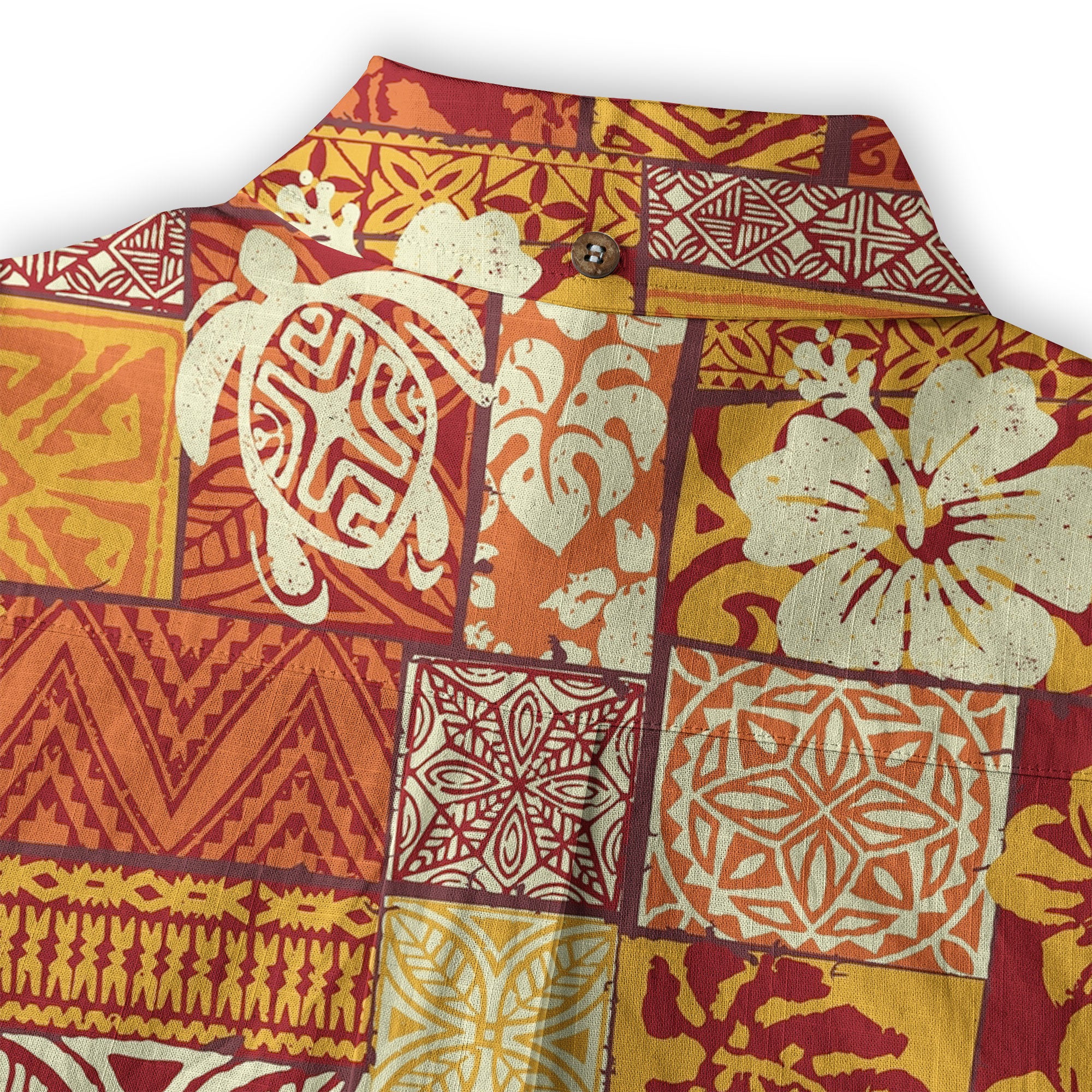 Floral Pattern Short Sleeve Luau Beach Aloha Hawaiian Shirt - The Palmix