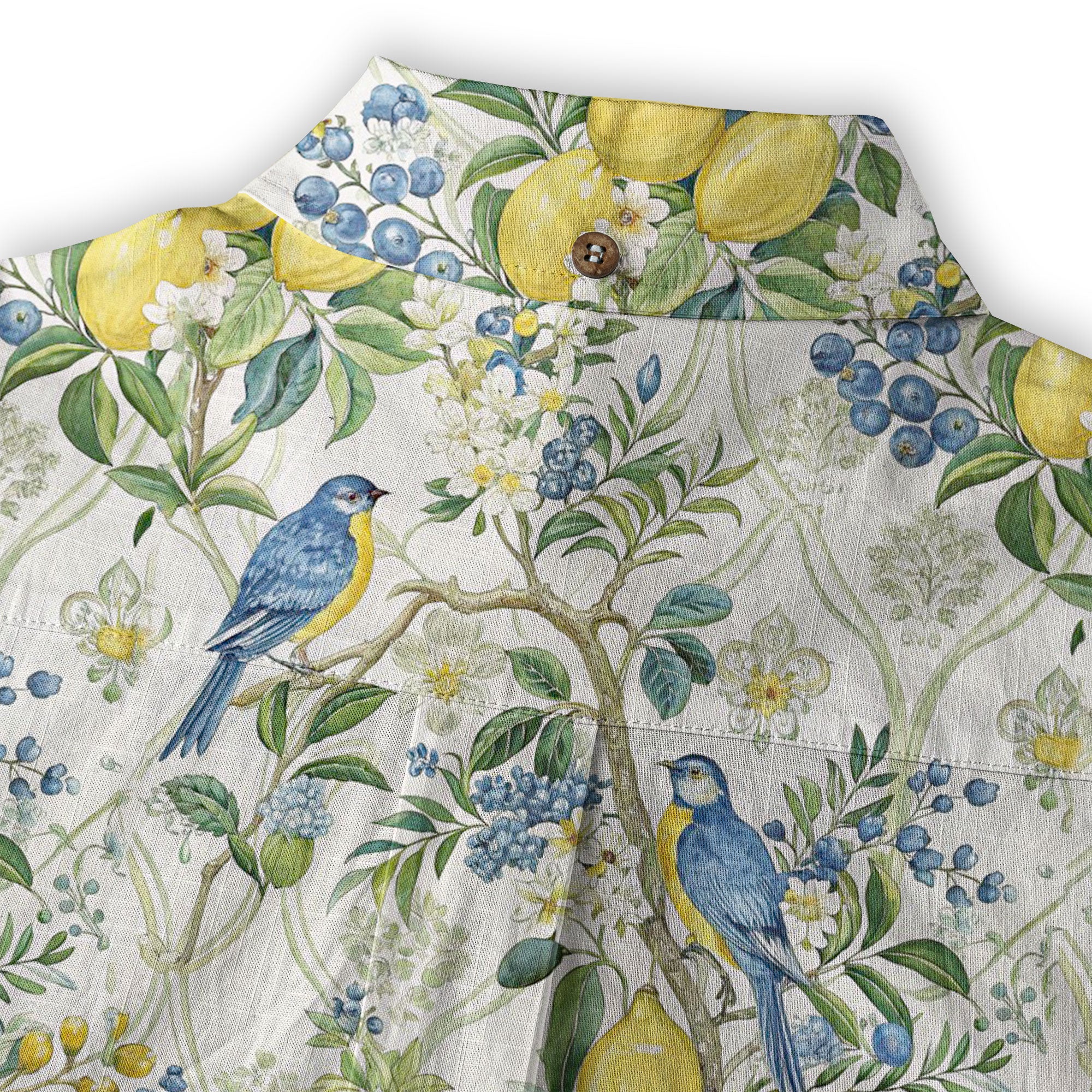 Tropical Fruits Aloha Hawaiian Button Up Shirt, Summer Beach Aloha Hawaii Shirt - The Palmix