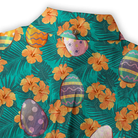 Easter Dinosaur Hawaiian Shirt Men Women Kid Youth, Bunny Dinosaur And Easter Eggs Shirt - The Palmix