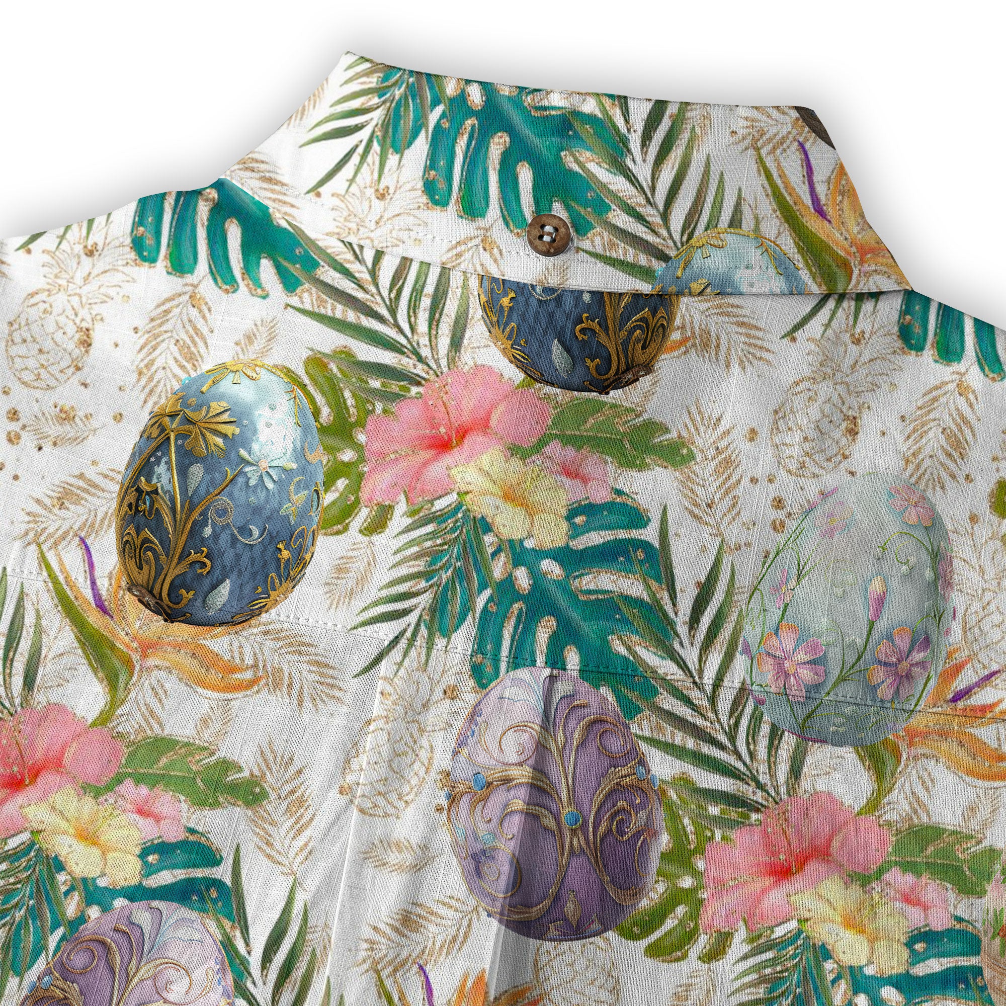 Easter Dinosaur Hawaiian Shirt Men Women Kid Youth, Bunny Dinosaur And Easter Eggs Shirt - The Palmix