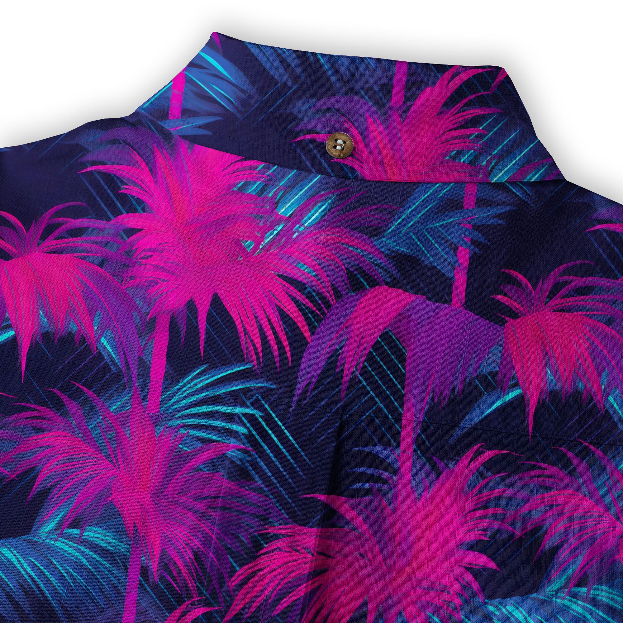 Electric Jungle Paradise Hawaiian Shirt, Tropical Beach Aloha Shirt, Hawaiian Summer Vibes Hawaiian Shirt - The Palmix