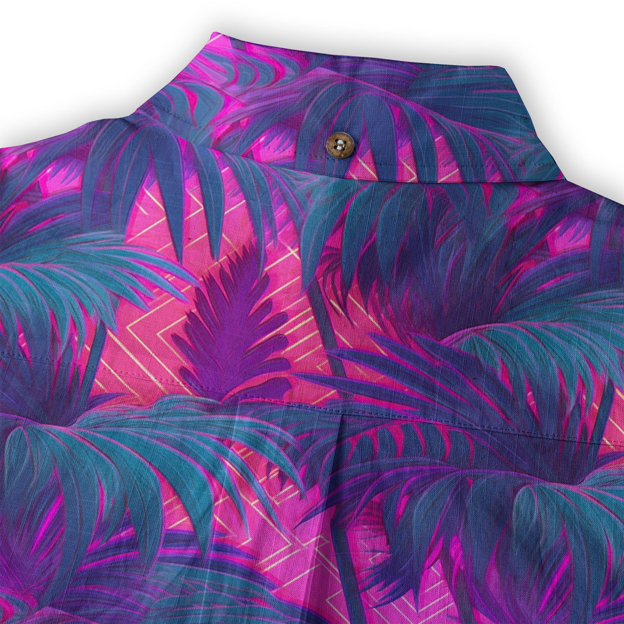 Electric Jungle Paradise Hawaiian Shirt, Tropical Beach Aloha Shirt, Hawaiian Summer Vibes Hawaiian Shirt - The Palmix
