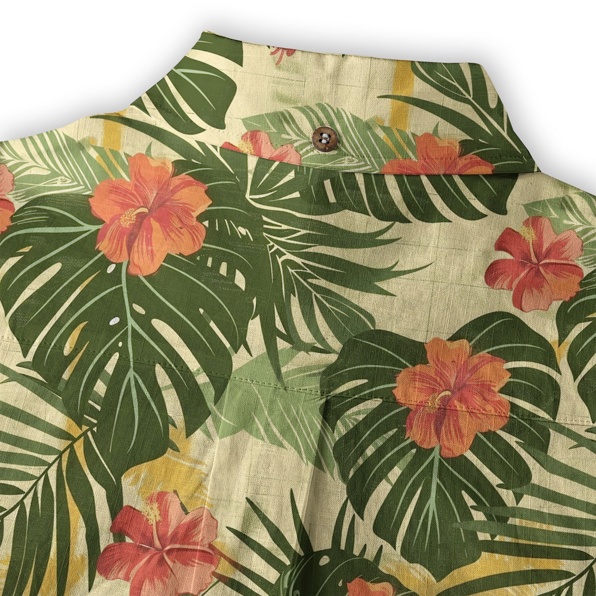 Vintage Aloha Hibiscus Flowers Hawaii Shirt, Floral Hawaiian Button Down Shirt - The Palmix