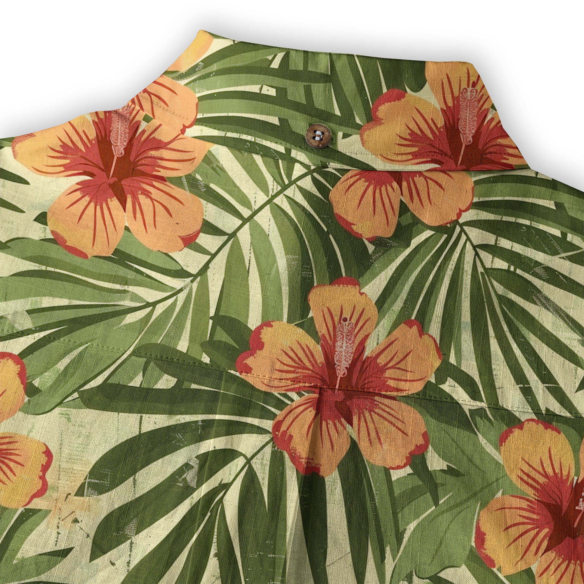 Vintage Aloha Hibiscus Flowers Hawaii Shirt, Floral Hawaiian Button Down Shirt - The Palmix