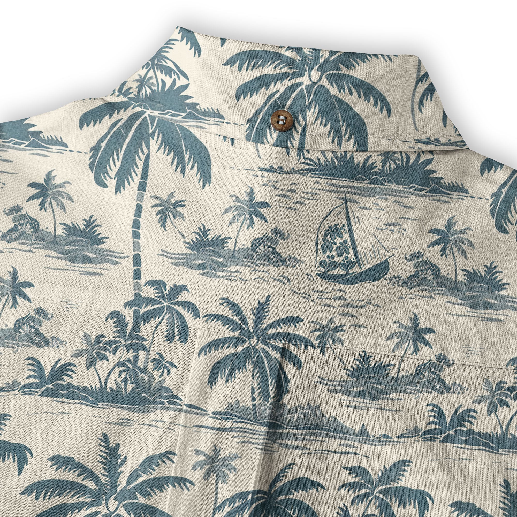 Tropical Garden Blossom Hawaii Shirt, Exotic Hawaiian Button Down Shirt - The Palmix