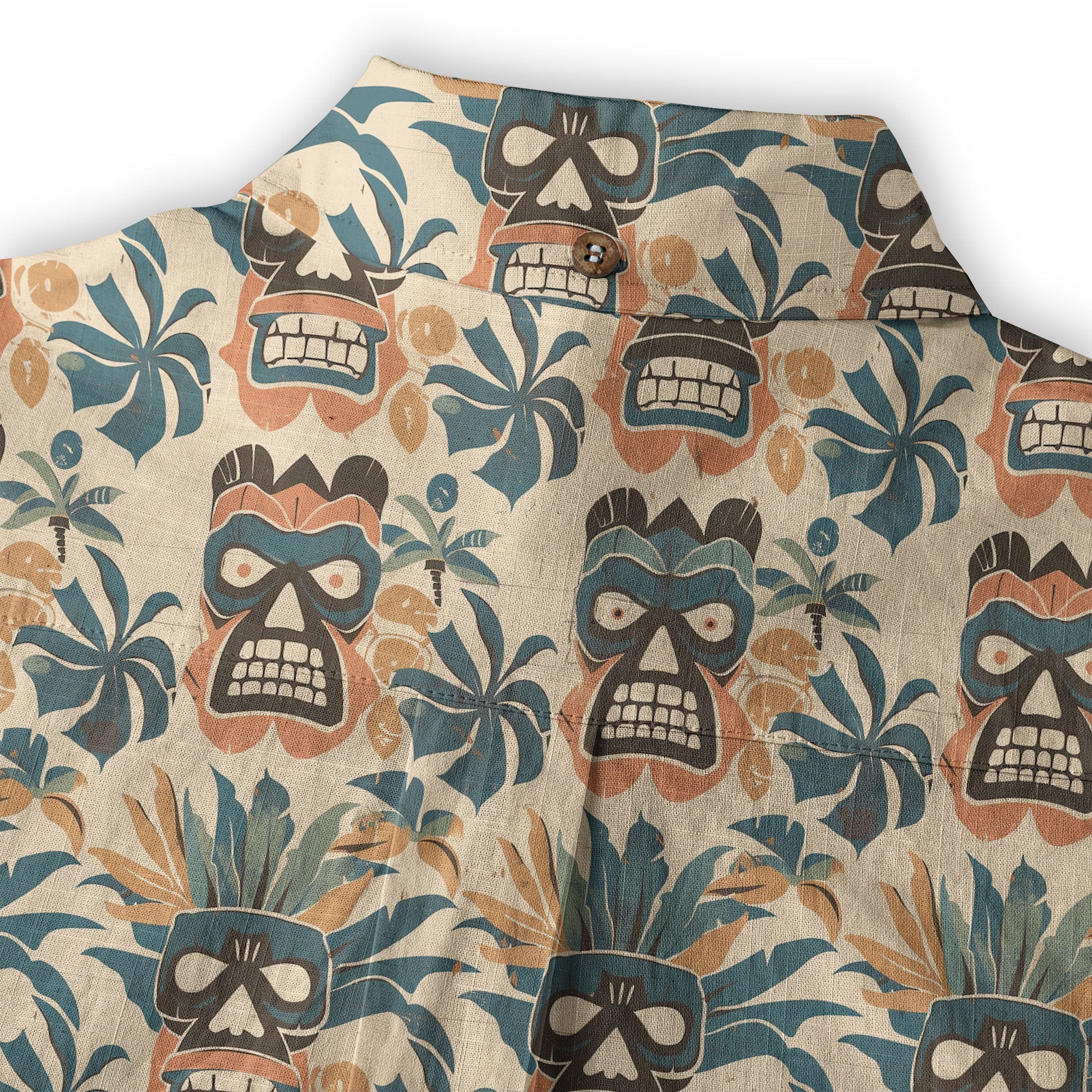 Retro Aloha Hibiscus Flowers Hawaii Shirt, Floral Hawaiian Button Down Shirt - The Palmix