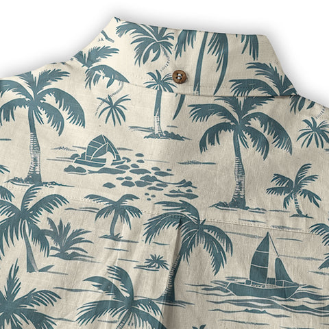 Retro Aloha Flowers Hawaii Shirt, Floral Hawaiian Button Down Shirt - The Palmix