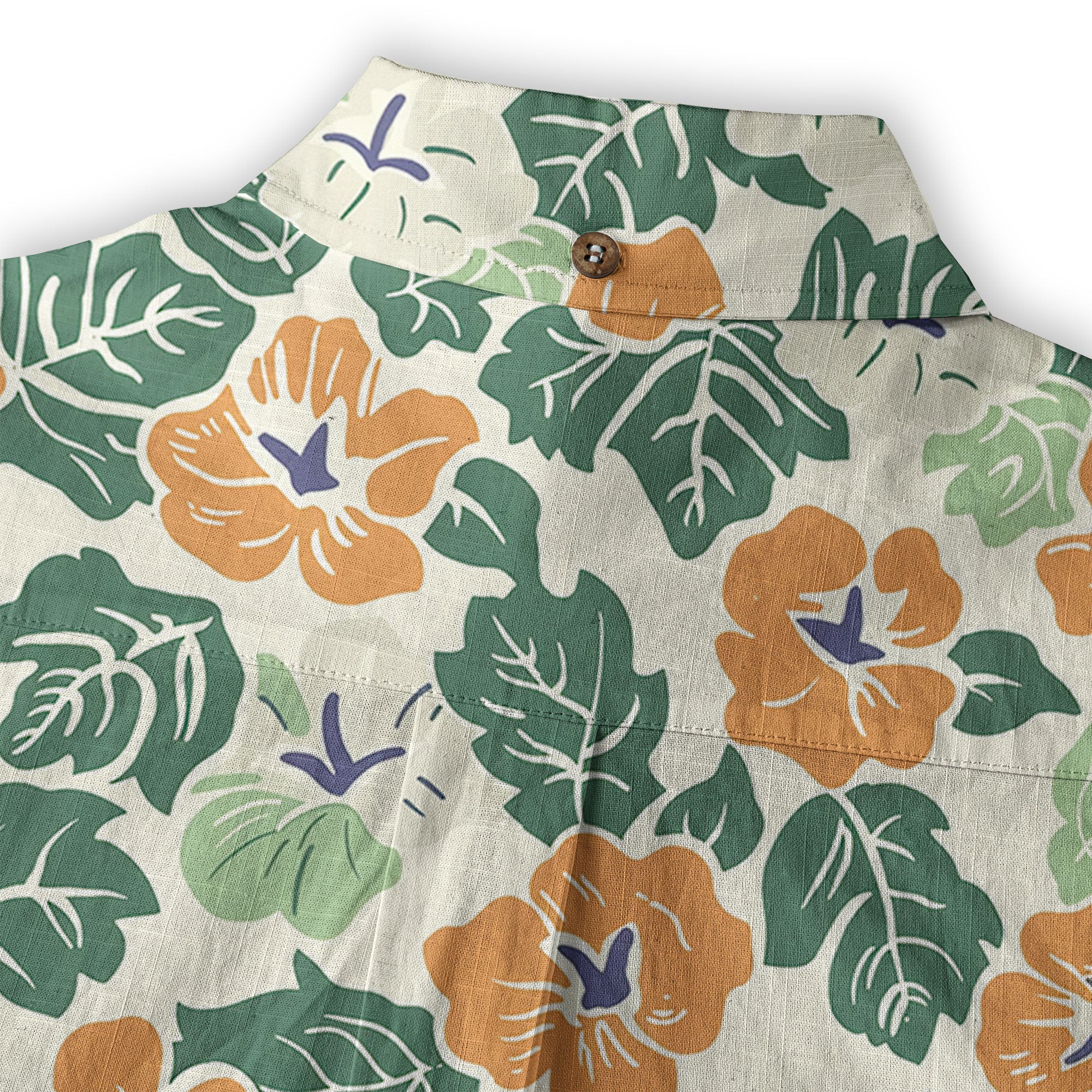 Retro Aloha Flowers Hawaii Shirt, Floral Hawaiian Button Down Shirt - The Palmix