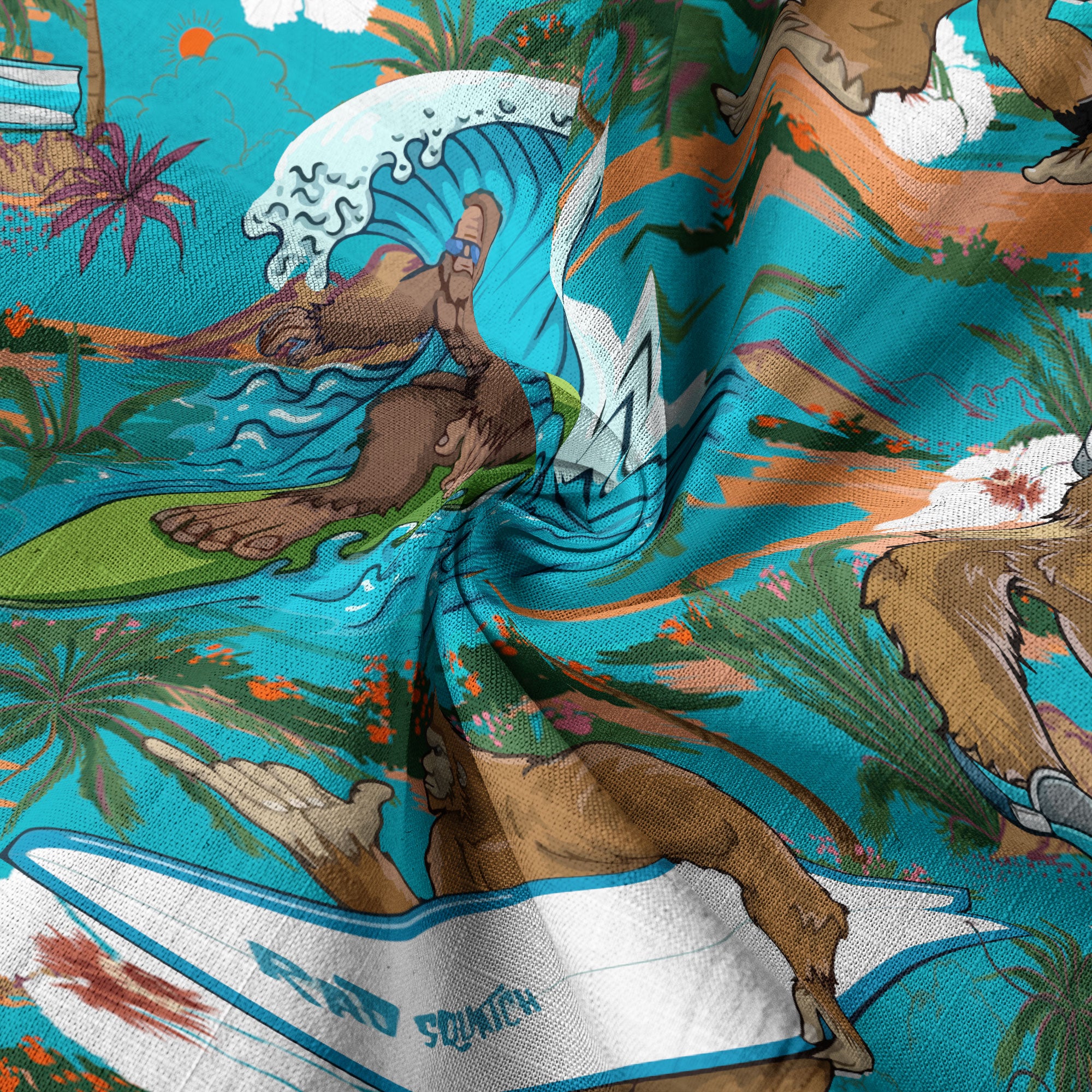 Bigfoot Beer Hawaiian Shirt, Tropical Beer Hawaiian Shirt Casual Button Down Short Sleeve Shirt - The Palmix
