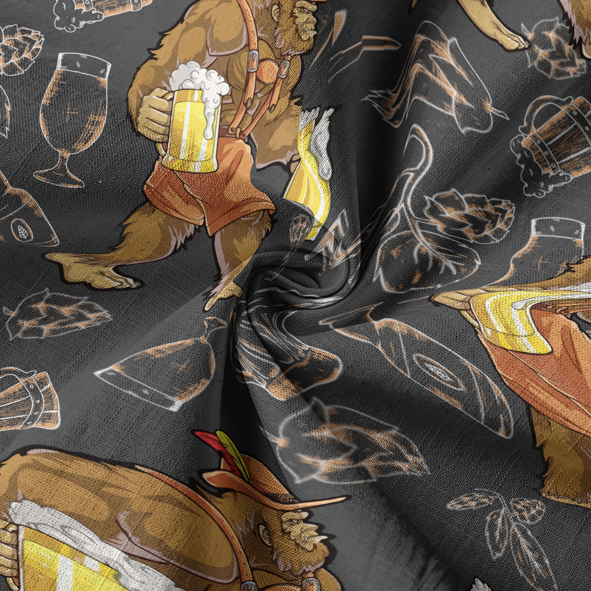 Bigfoot Beer Hawaiian Shirt, Bigfoot Aloha Shirt, Amazing Bigfoot Button Up Shirt - The Palmix