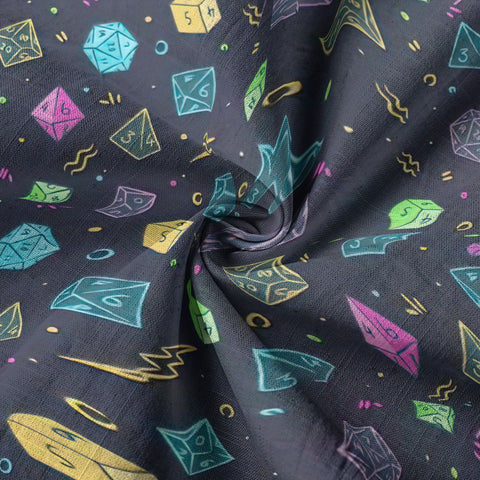 DnD Hawaii Shirt, Dice Print Hawaii Shirt, Dungeon Master Gift, Roleplaying Game Aloha Hawaii Shirt - The Palmix