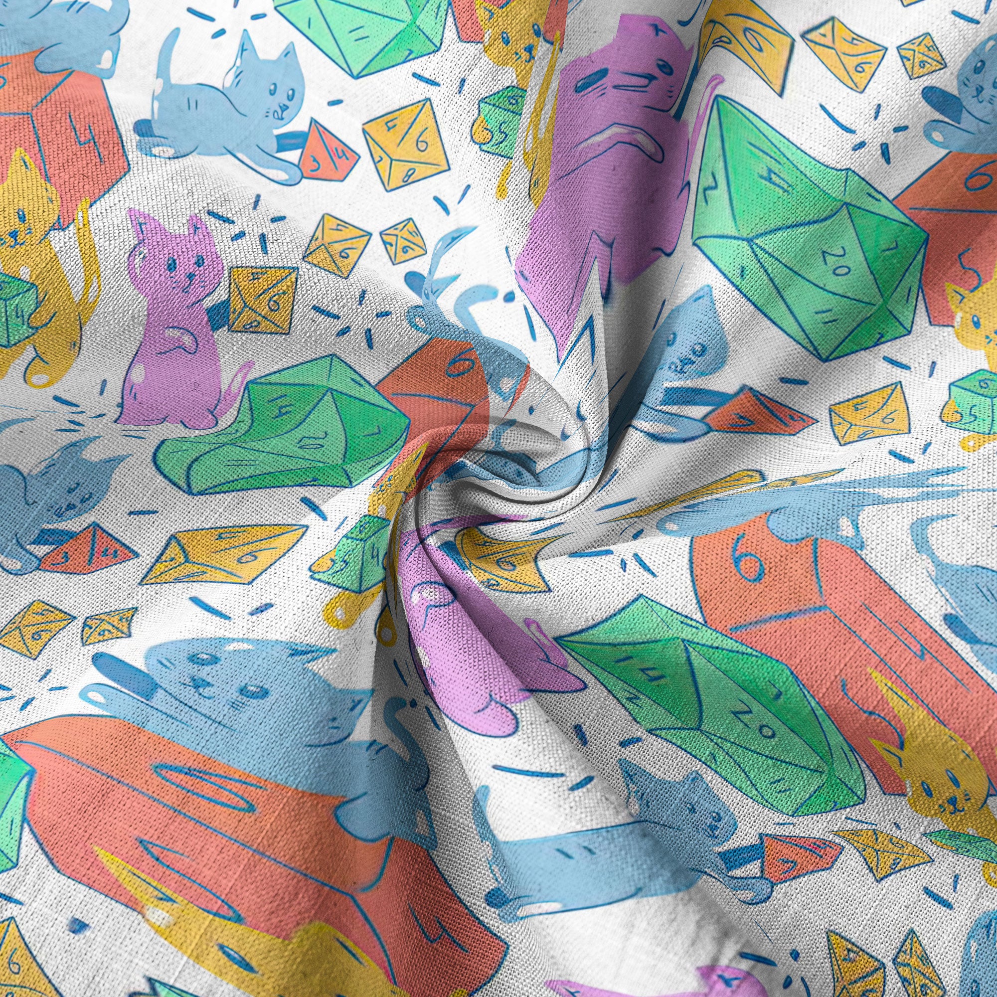 DnD Hawaiian Shirt, Dice Hawaiian Shirt, Dungeon Master Gift, Roleplaying Game Shirt - The Palmix